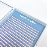 Pink 5D coloured lashes unclose
