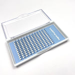 5D Hybrid Short Stem Lashes 0.10 close up